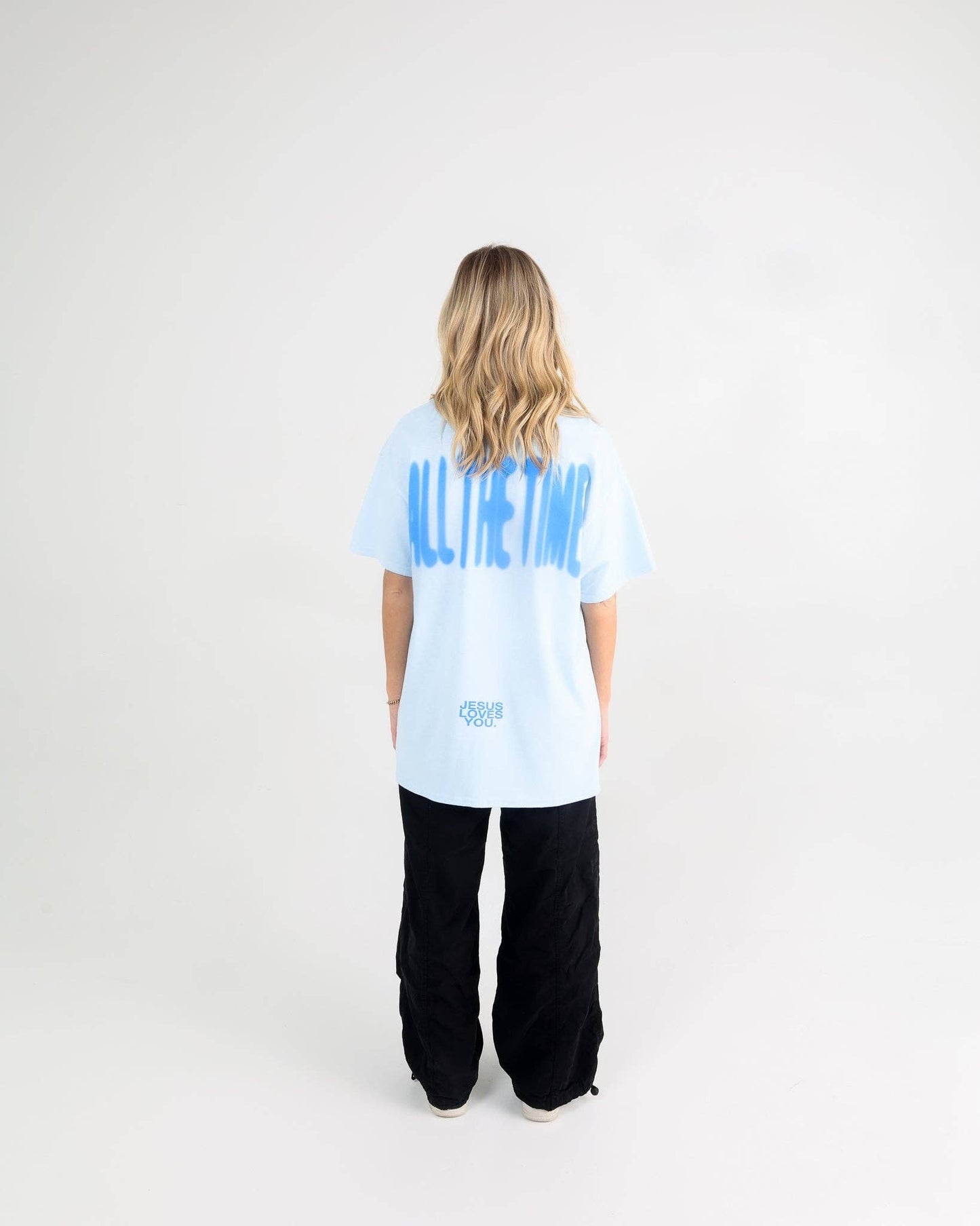 Light Blue "God Is Good" Tee