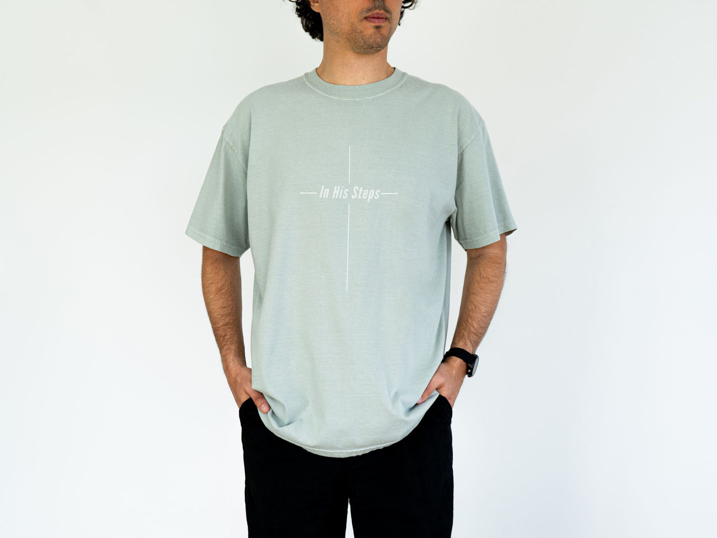 In His Steps Cross Tee
