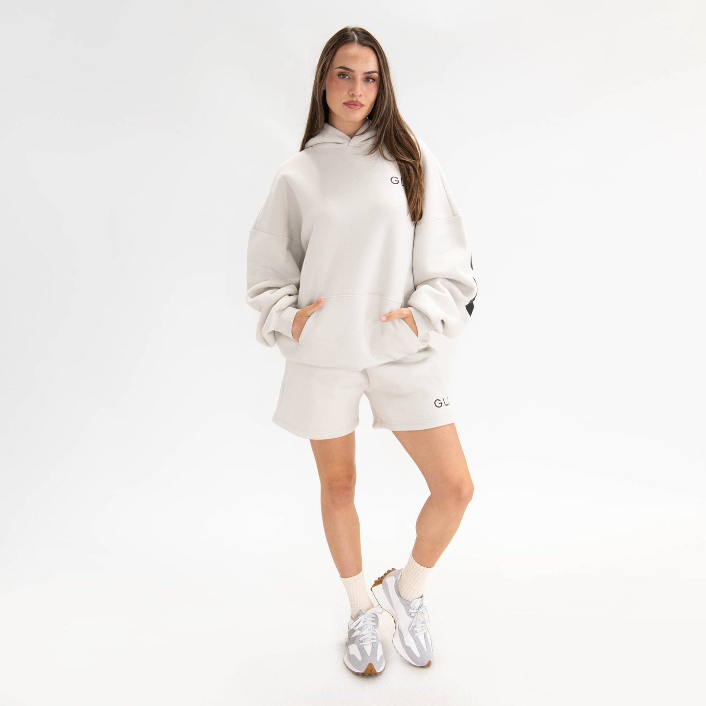 God's Love Overcomes Fleece Embroidered Sweatshorts