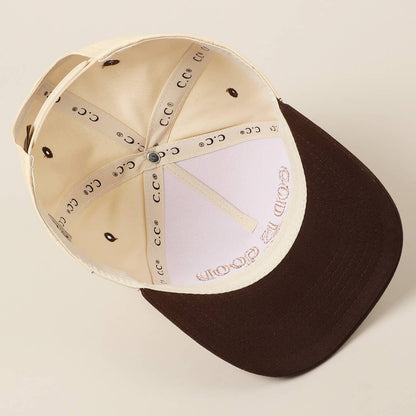 God Is Good All The Time Embroidery Trucker Hat