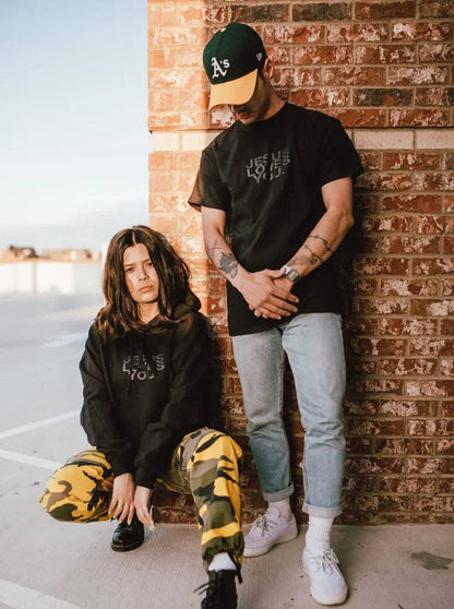 3-D Jesus Loves You Tee