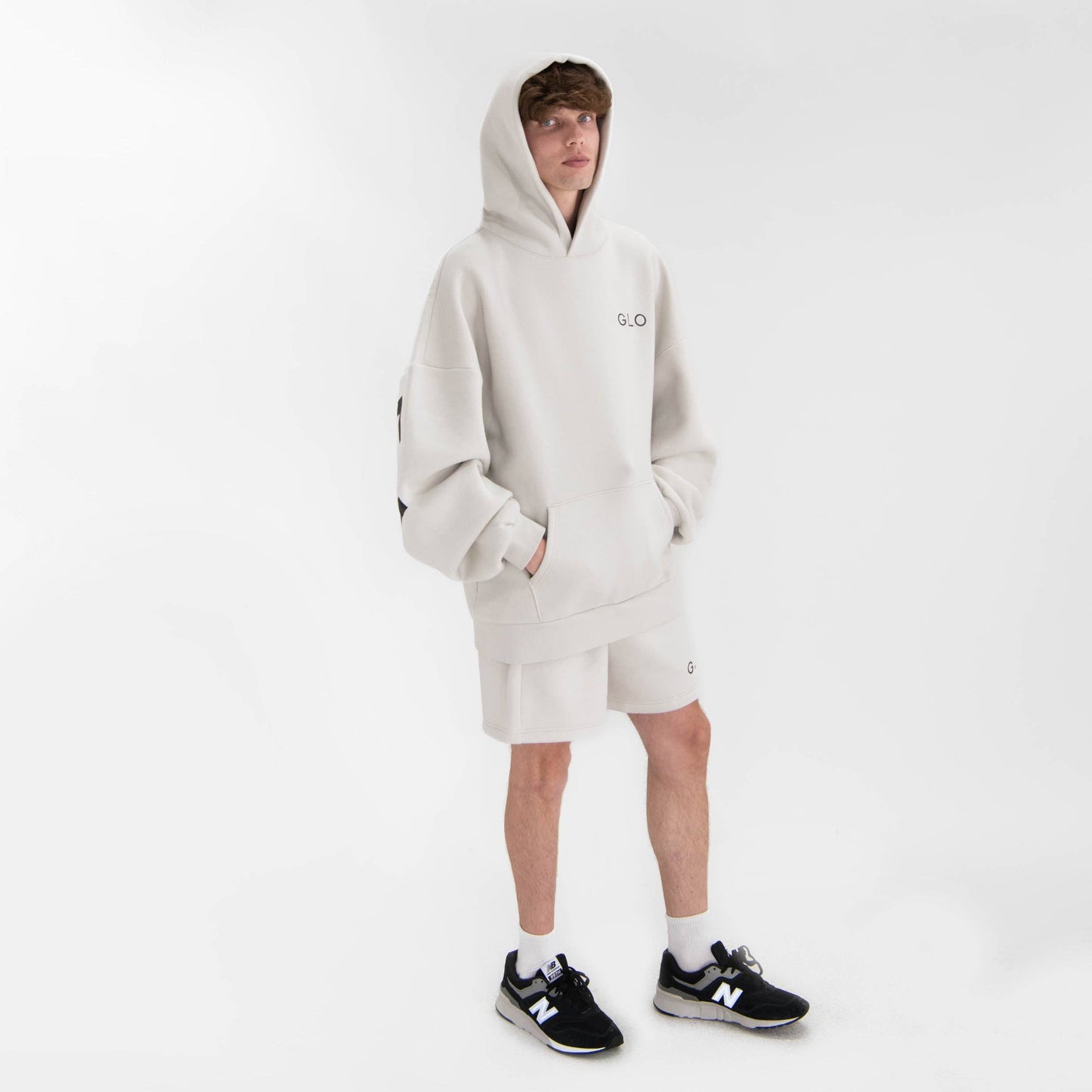 God's Love Overcomes Fleece Embroidered Sweatshorts